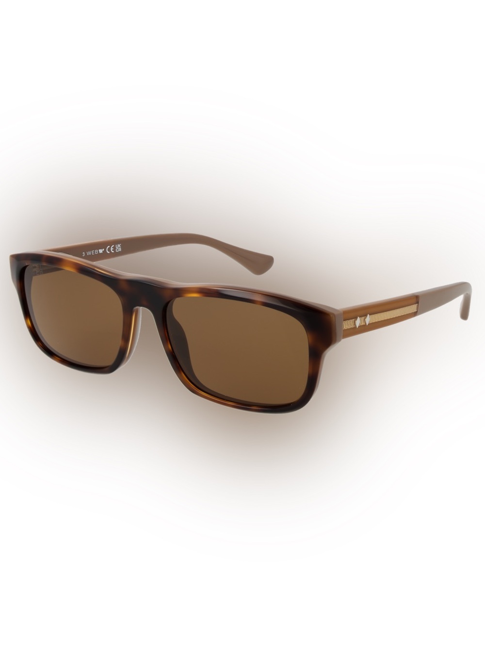 Web NWT Men’s Brown  Sunglasses(WE037156J 58)